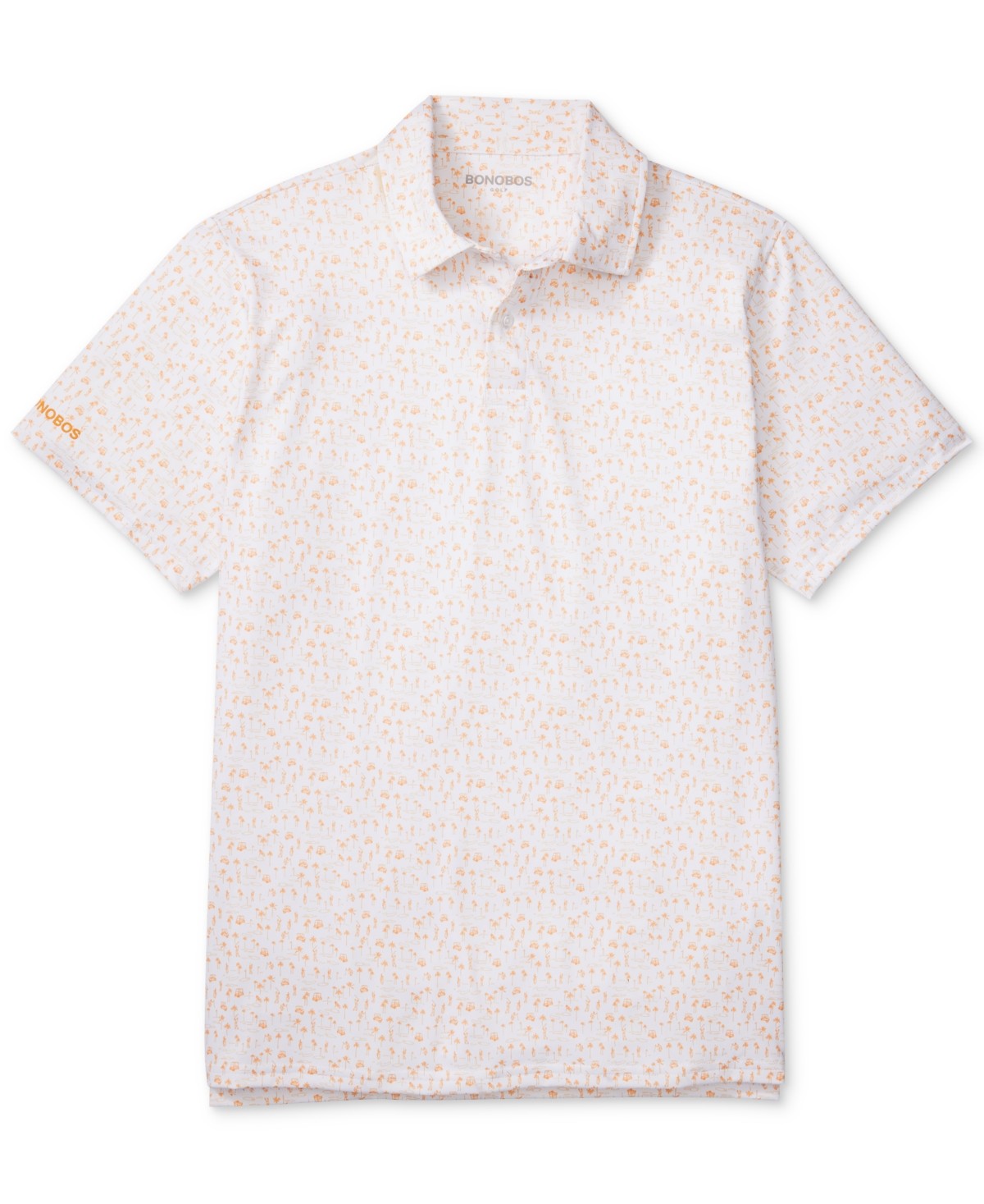 Bonobos Mens Regular fit Short Sleeve Polo Shirt XL White