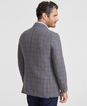 Nautica Men's Modern-Fit Gray Check Tweed Sport Coat 38 R Grey Check