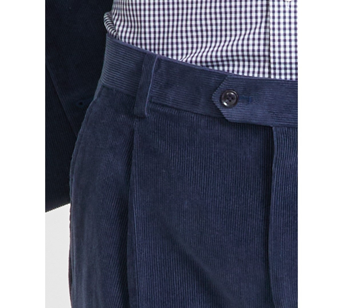 Tommy Hilfiger Mens Modern fit Dress Corduroy Pants 30 / 32 Blue Solid