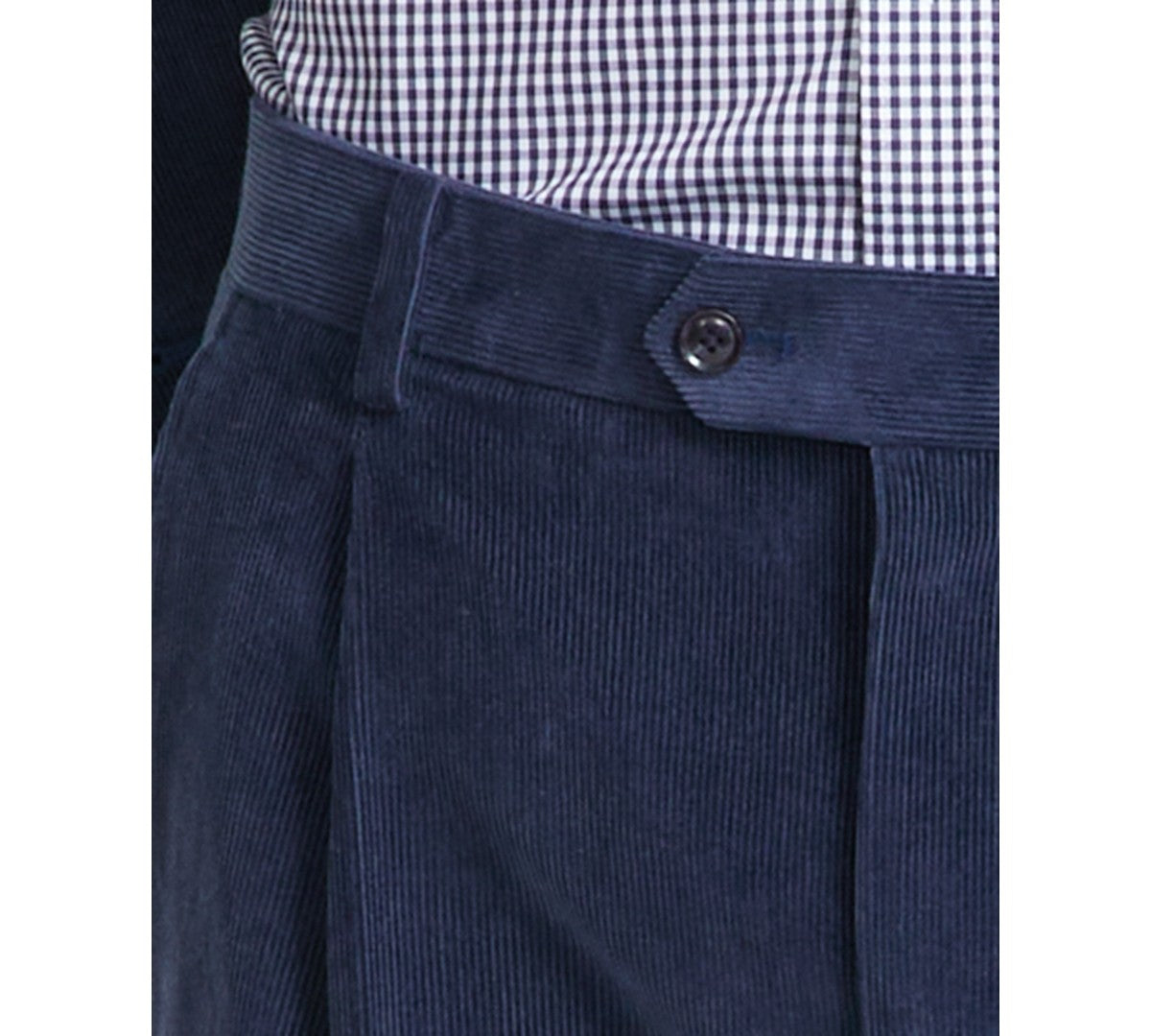 Tommy Hilfiger Mens Modern fit Dress Corduroy Pants 32 / 30 Blue Solid