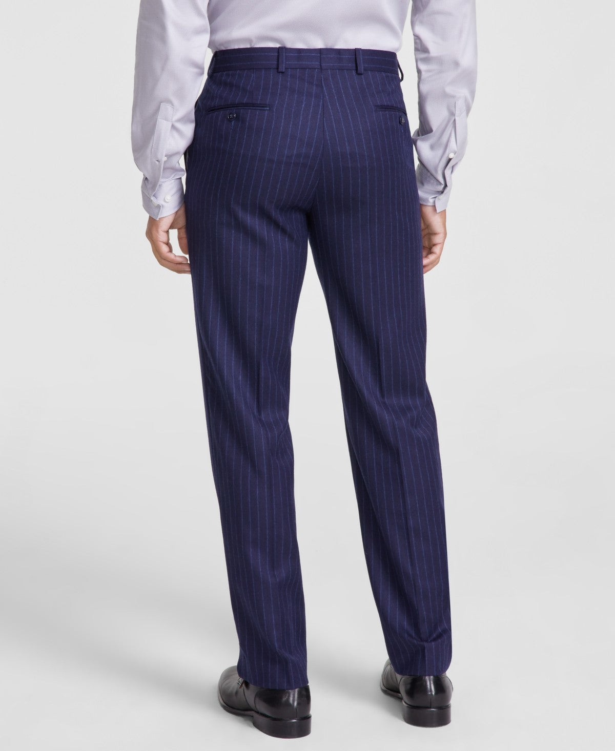 Michael Kors Mens Classic fit Dress Pants 40 / 30 Blue Striped Stretch
