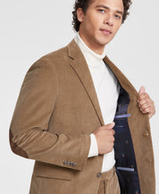 Tommy Hilfiger Mens Modern fit Sport Coat Blazer 46 R Brown Solid