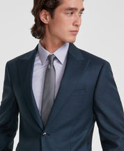 Calvin Klein Mens Slim fit Suit Jacket Blazer 42 R Green Solid Stretch