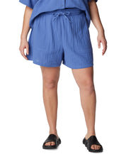 Columbia Womens Regular fit Breathable Drawstring Shorts 3X Purple Solid