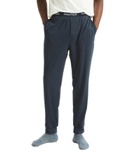 Nautica Mens Jogger Pajama Pants Navy Medium