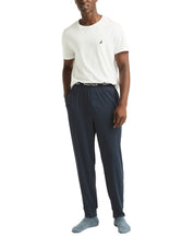 Nautica Mens Jogger Pajama Pants Navy Medium