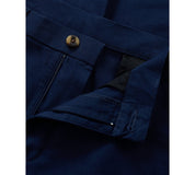 Kenneth Cole Mens Slim fit Dress Pants 42 / 30 Navy Blue Solid Stretch