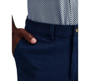 Kenneth Cole Mens Slim fit Dress Pants 42 / 30 Navy Blue Solid Stretch