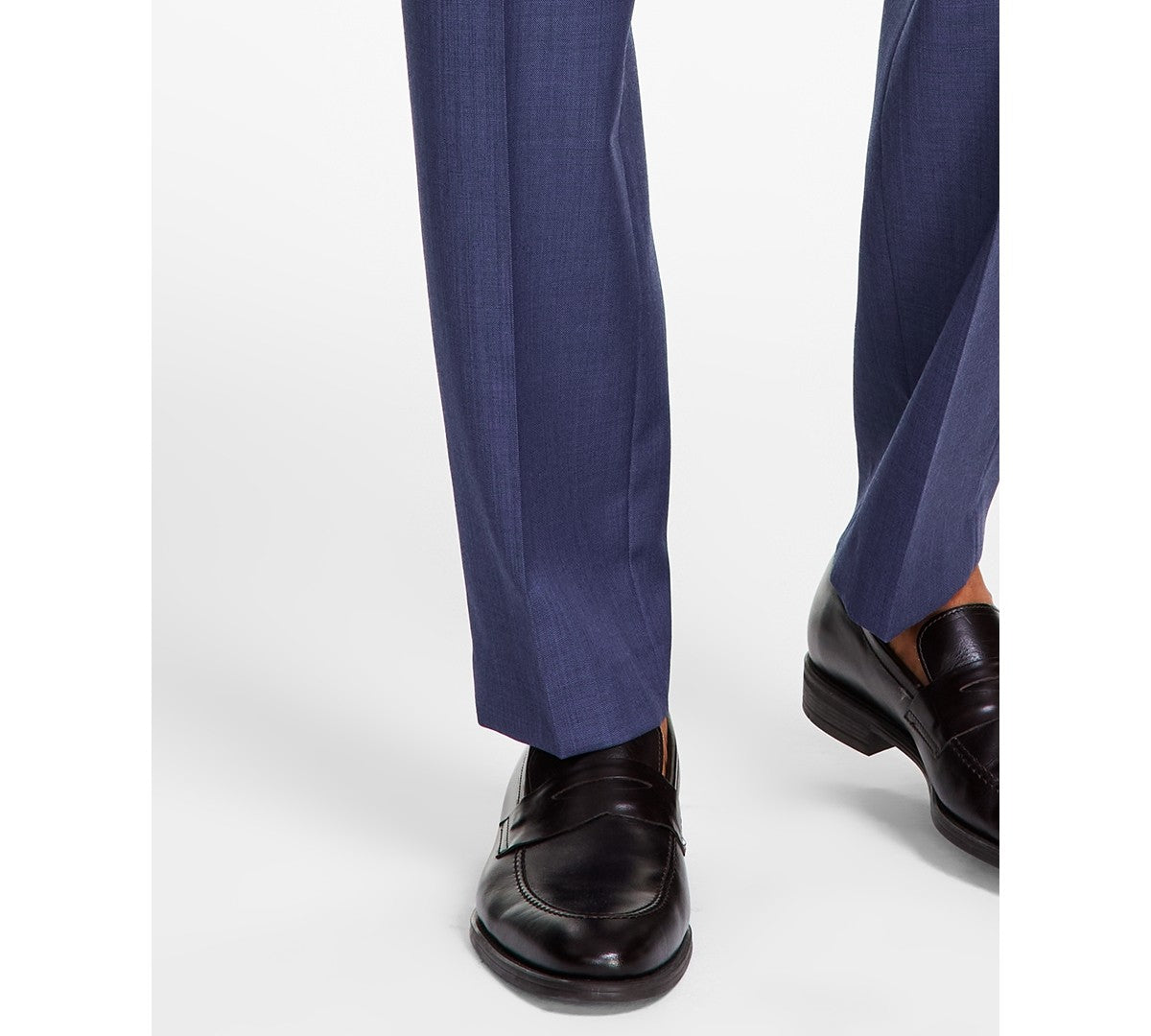 Michael Kors Mens Classic fit Wool Dress Pants 38 / 29 Blue Solid
