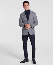 Tommy Hilfiger Mens Modern fit Sport Coat Blazer 48 R Grey Check