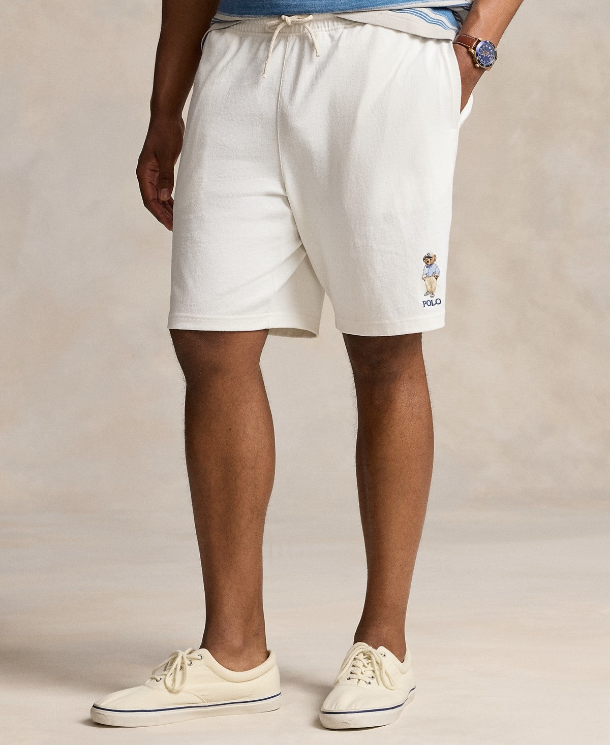 Polo Ralph Lauren Mens Regular fit Drawstring Shorts 3XLT  White