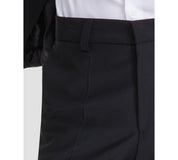 Hugo Boss Mens Modern fit 2 Piece Suit 38 S / 32 Waist Black Solid Stretch