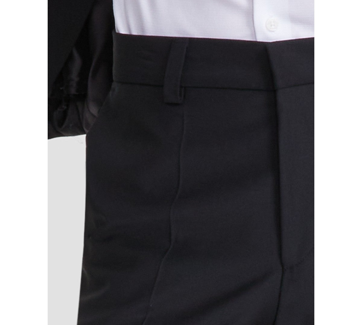 Hugo Boss Mens Modern fit Two Piece Suit 38 S / 32 Waist Black Solid Stretch