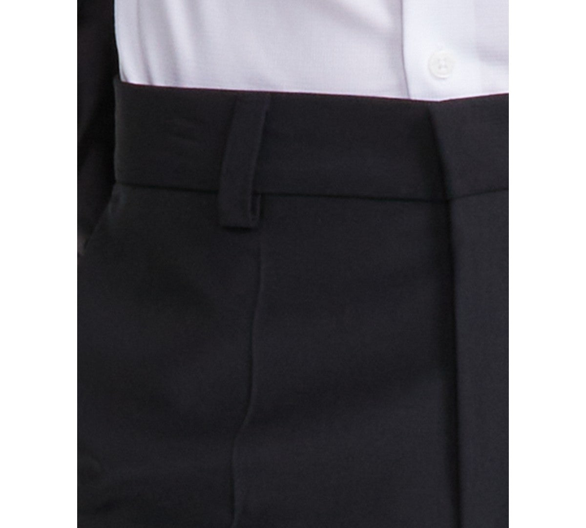 Hugo Boss Mens Modern fit 2 Piece Suit 42 R / 36 Waist Black Solid Stretch