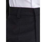 Hugo Boss Mens Modern fit 2 Piece Suit 42 R / 36 Waist Black Solid Stretch