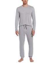 Perry Ellis Portfolio Mens Long Sleeve Crewneck T-Shirt Light Gray Htr XL