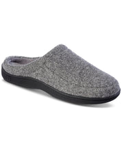 Isotoner Mens Cord Knit Clog Slippers Shoes XXL Ash Grey