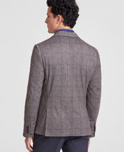 Bar Iii Mens Slim fit Sport Coat Blazer 42 R Brown Plaid