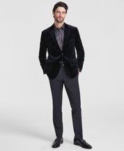 Hugo Boss Mens Regular fit Sport Coat Blazer 48 R Black Solid
