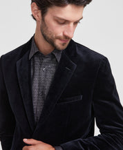 Hugo Boss Mens Regular fit Sport Coat Blazer 48 R Black Solid