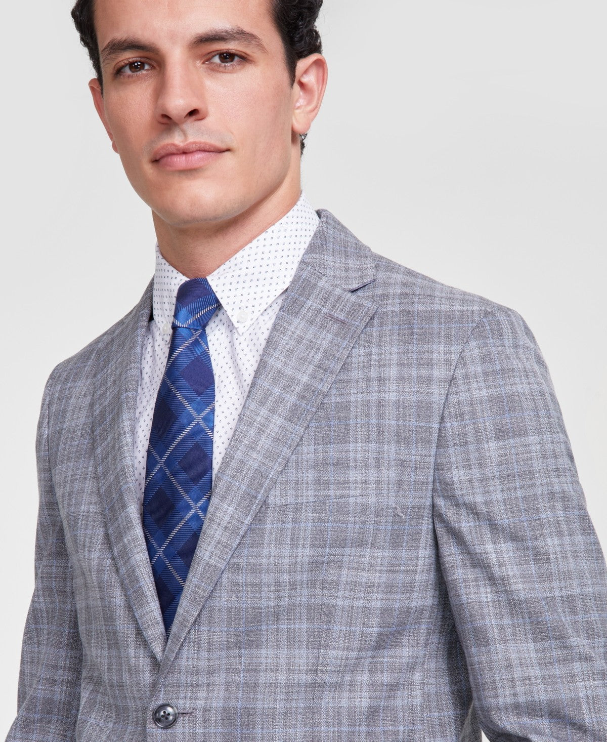 Tommy Hilfiger Mens Modern fit Sport Coat Blazer 48 R Grey