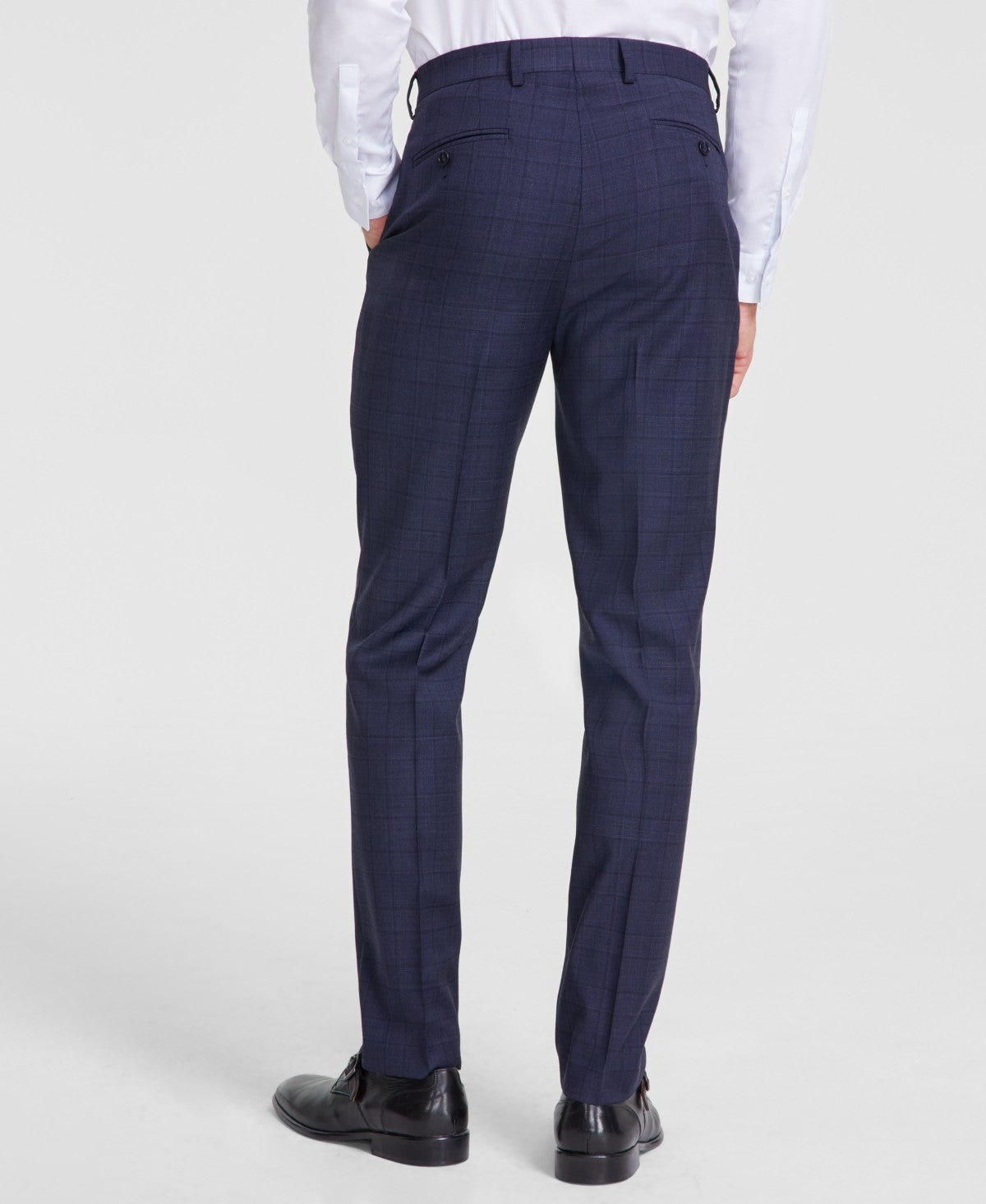Calvin Klein Mens Slim fit Dress Pants 32 / 32 Navy Blue
