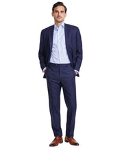Michael Kors Mens Classic fit Dress Pants 42 / 30 Midnight Blue Plaid Stretch