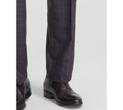 Michael Kors Mens Classic fit Dress Pants 34 / 32 Brown Blue Plaid