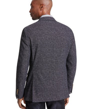 Tallia Mens Slim fit Jacquard  Sport Coat Evening Jacket 38 R Black