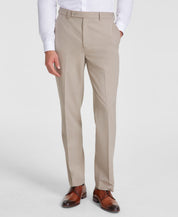 Calvin Klein Mens Slim fit Dress Pants 32 / 30 Tan Beige Solid