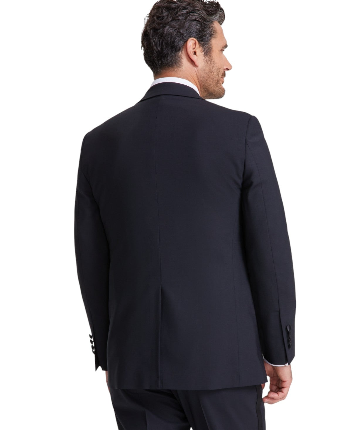 Brooks Brothers Mens Classic fit Wool Tuxedo Jacket Blazer 42 R Black Solid