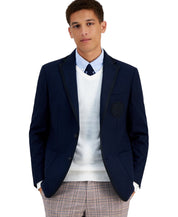 Tommy Hilfiger Mens Modern fit Wool Sport Coat Blazer 42 R Navy Blue Solid