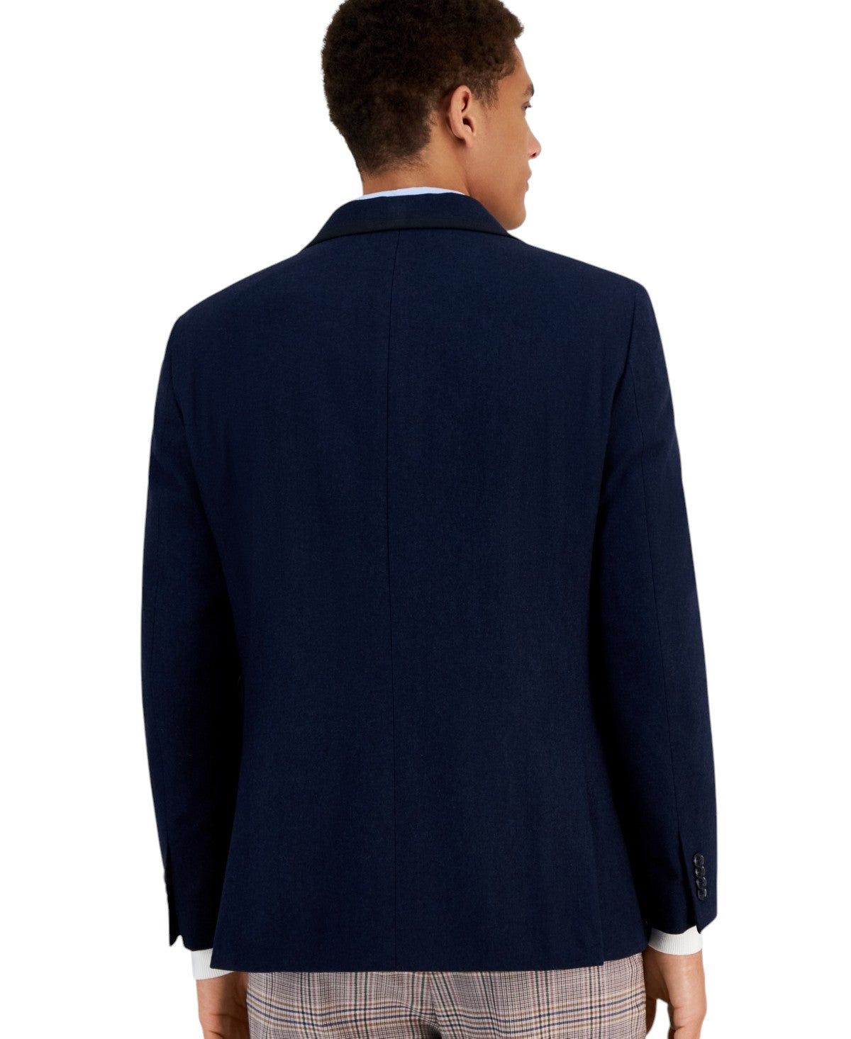 Tommy Hilfiger Mens Modern fit Sport Coat Blazer 40 S Navy Blue Solid