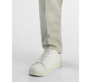 Kenneth Cole Mens Slim fit Linen Cotton Chinos Pants 32 / 30 String Beige Solid