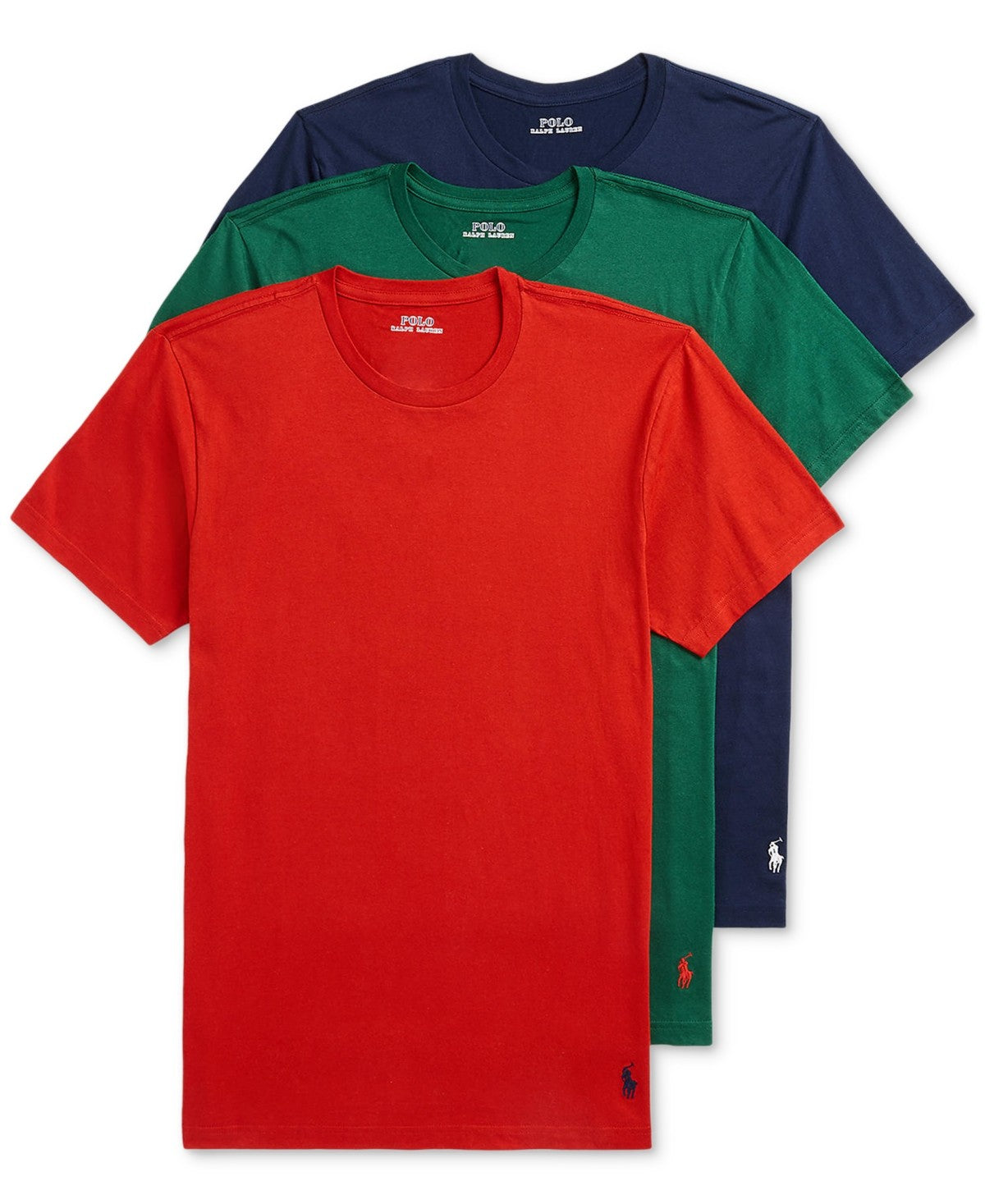 Polo Ralph Lauren Mens 3 Pack T-Shirt Underwear Medium Multicolor