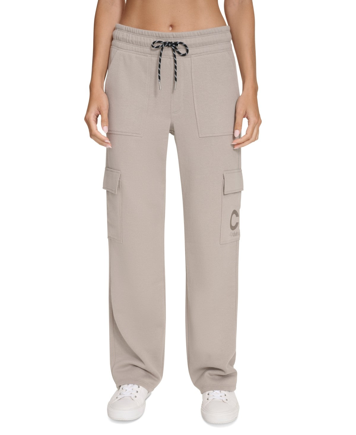 Calvin Klein Women Regular fit Cargo Pants XL / 30 Beige Solid