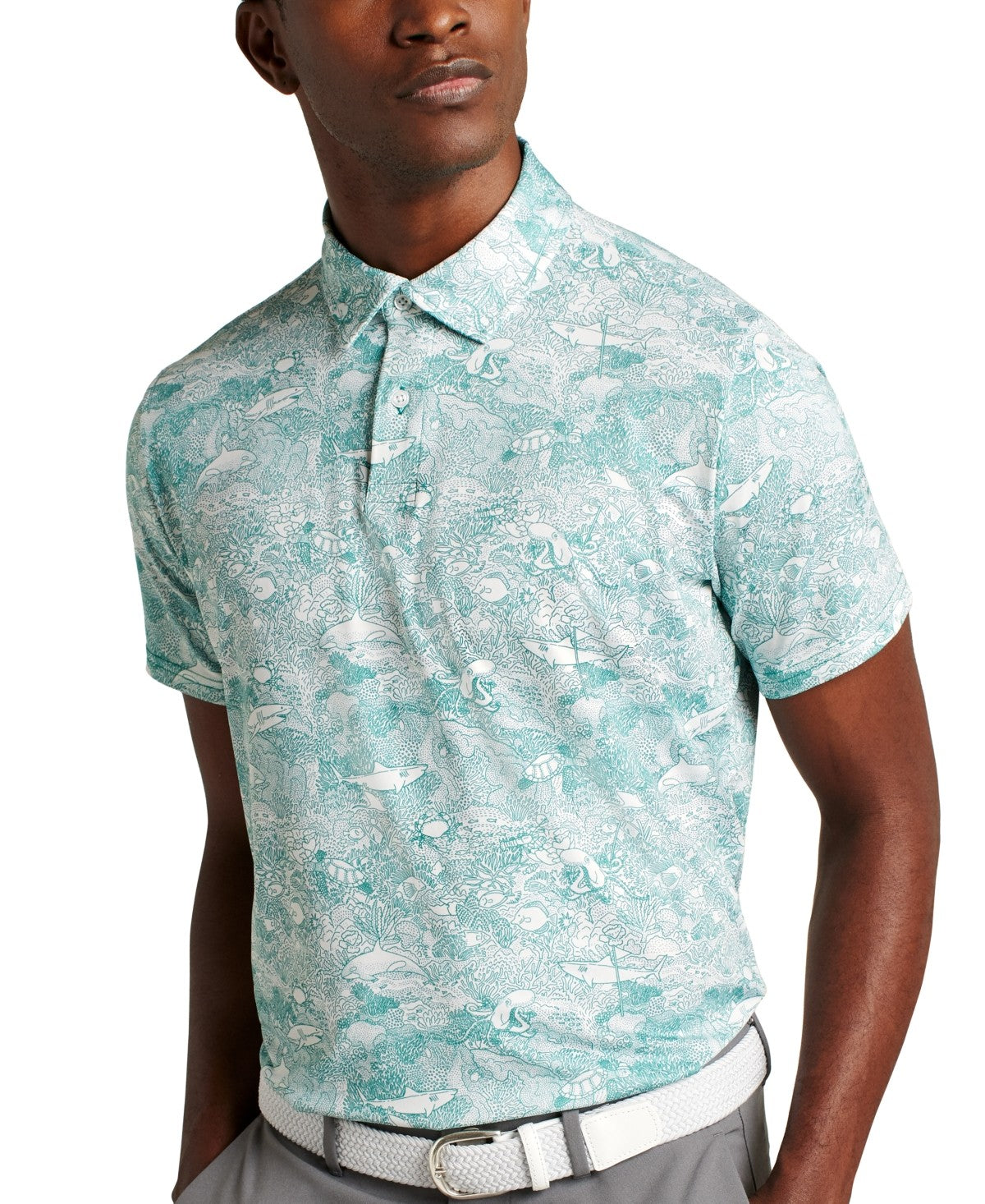 Bonobos Mens Regular fit Short Sleeve Polo Shirt XL Mint Green