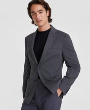 Calvin Klein Mens Slim fit Sport Coat Blazer 40 S Charcoal Grey Solid