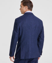 Tommy Hilfiger Mens Modern fit Double Breasted Suit Jacket Blazer 48 R Blue