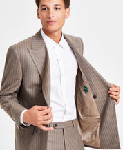 Brooks Brothers Regular fit Sport Coat Blazer 42 S Double Breasted Brown Striped