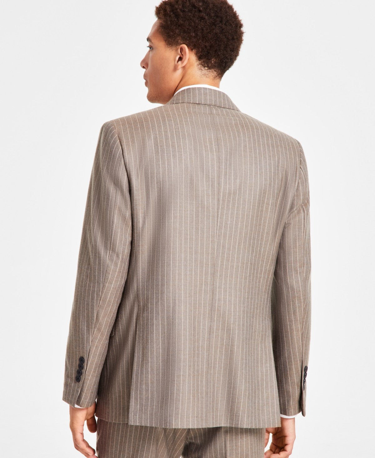 Brooks Brothers Regular fit Sport Coat Blazer 42 S Double Breasted Brown Striped