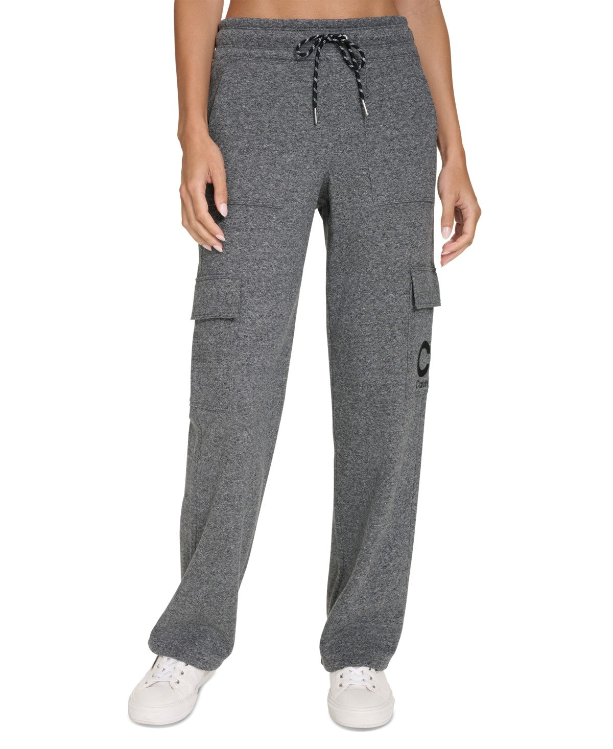 Calvin Klein Women Regular fit Cargo Pants Medium  Black