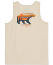 Columbia Mens Regular fit Sleeveless Graphic Tank Top Shirt Medium Beige Solid