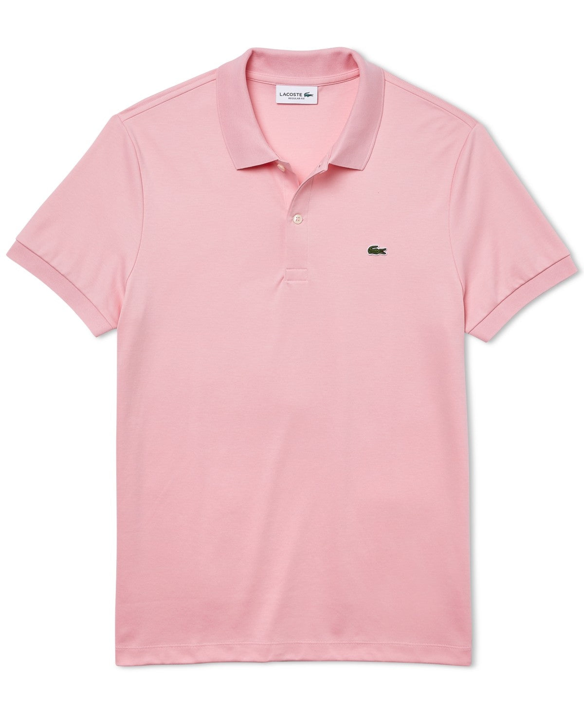 Lacoste Men's Regular Fit Pima Cotton Short Sleeve Polo Shirt Pink XL