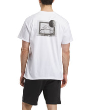 Reebok Mens Regular fit Short Sleeve Graphic T-Shirt Shirt Small White Solid