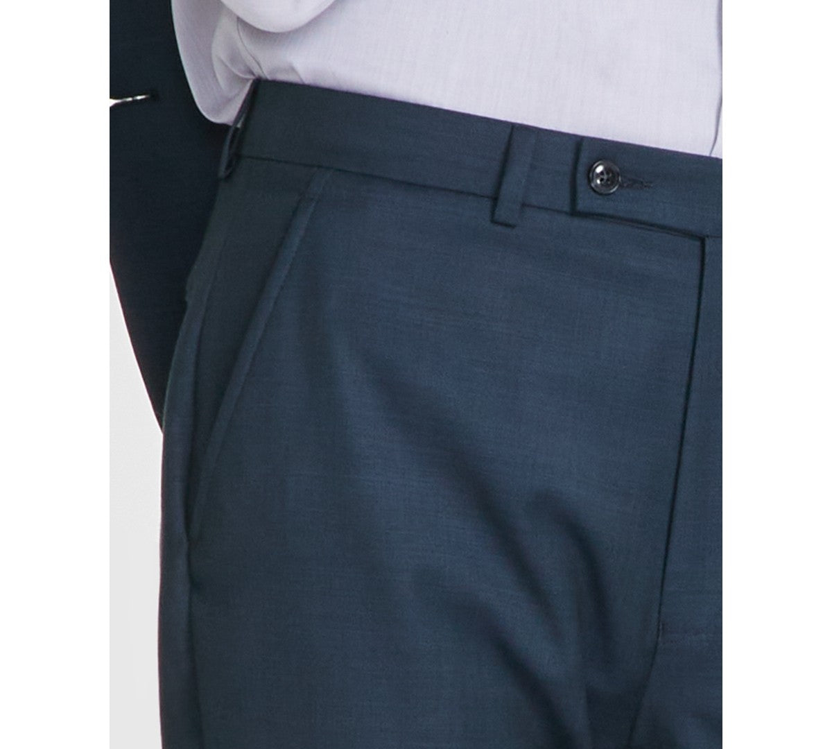 Calvin Klein Mens Slim fit Wool Dress Pants 38 / 34 Green Solid