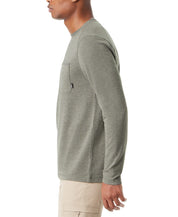 Bass Outdoor Men's Long Sleeve Ribbed T Shirt Deep Depth Green Medium