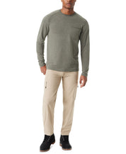 Bass Outdoor Men's Long Sleeve Ribbed T Shirt Deep Depth Green Medium