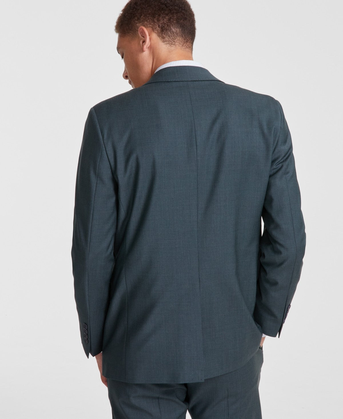 Brooks Brothers Mens Classic fit Suit Jacket Blazer 42 L Green Solid