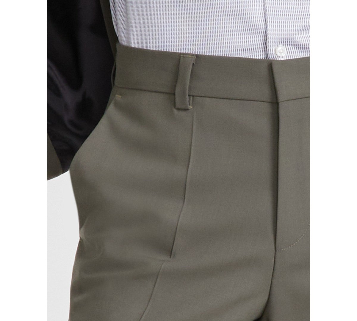Hugo Boss Mens Modern fit Chinos Pants 40 / 32 Green Solid